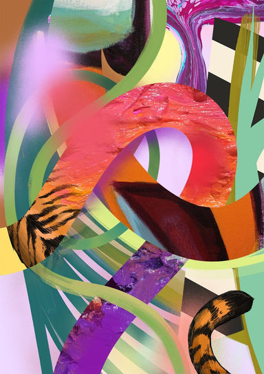 Chromatose Meander No. 3 Canvas Print Chromatose 28"x40"(70x100 cm) Canvas Print