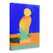 Fruitery Totem Blue Canvas Print Intercontinental Fruitery 28"x40"(70x100 cm) Canvas Print