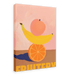 Fruitery Totem Yellow Canvas Print Intercontinental Fruitery 28"x40"(70x100 cm) Canvas Print