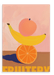 Fruitery Totem Yellow Canvas Print Intercontinental Fruitery 28"x40"(70x100 cm) Canvas Print