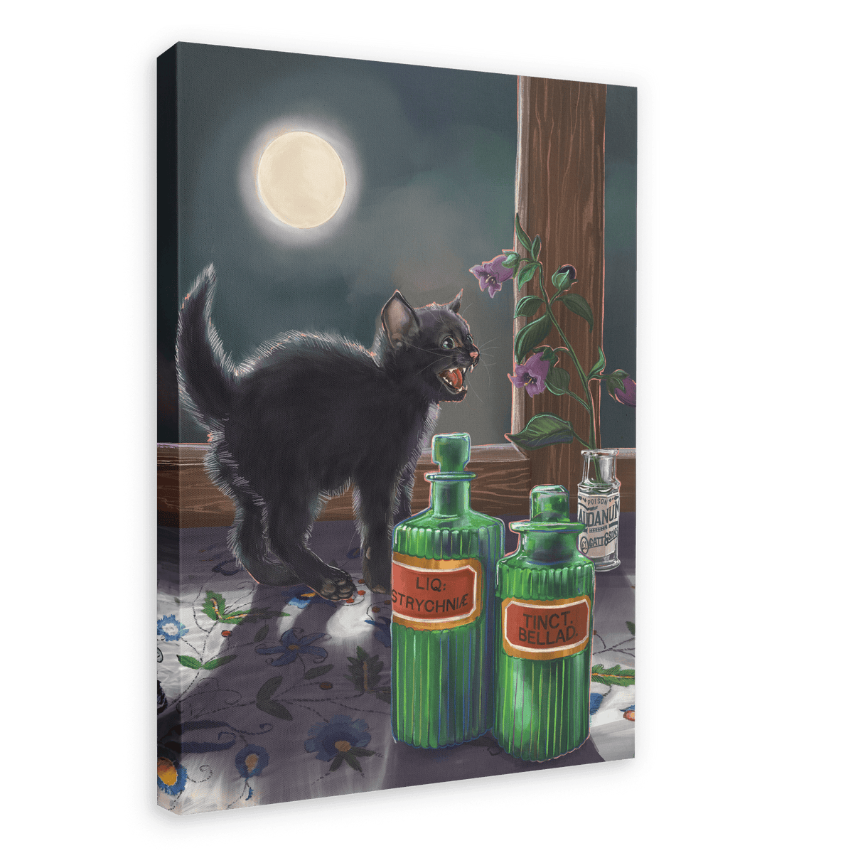 The Potionist's Apprentice Giclée Canvas Print Kitsch Kanaveral 28"x40"(70x100 cm) Canvas Print