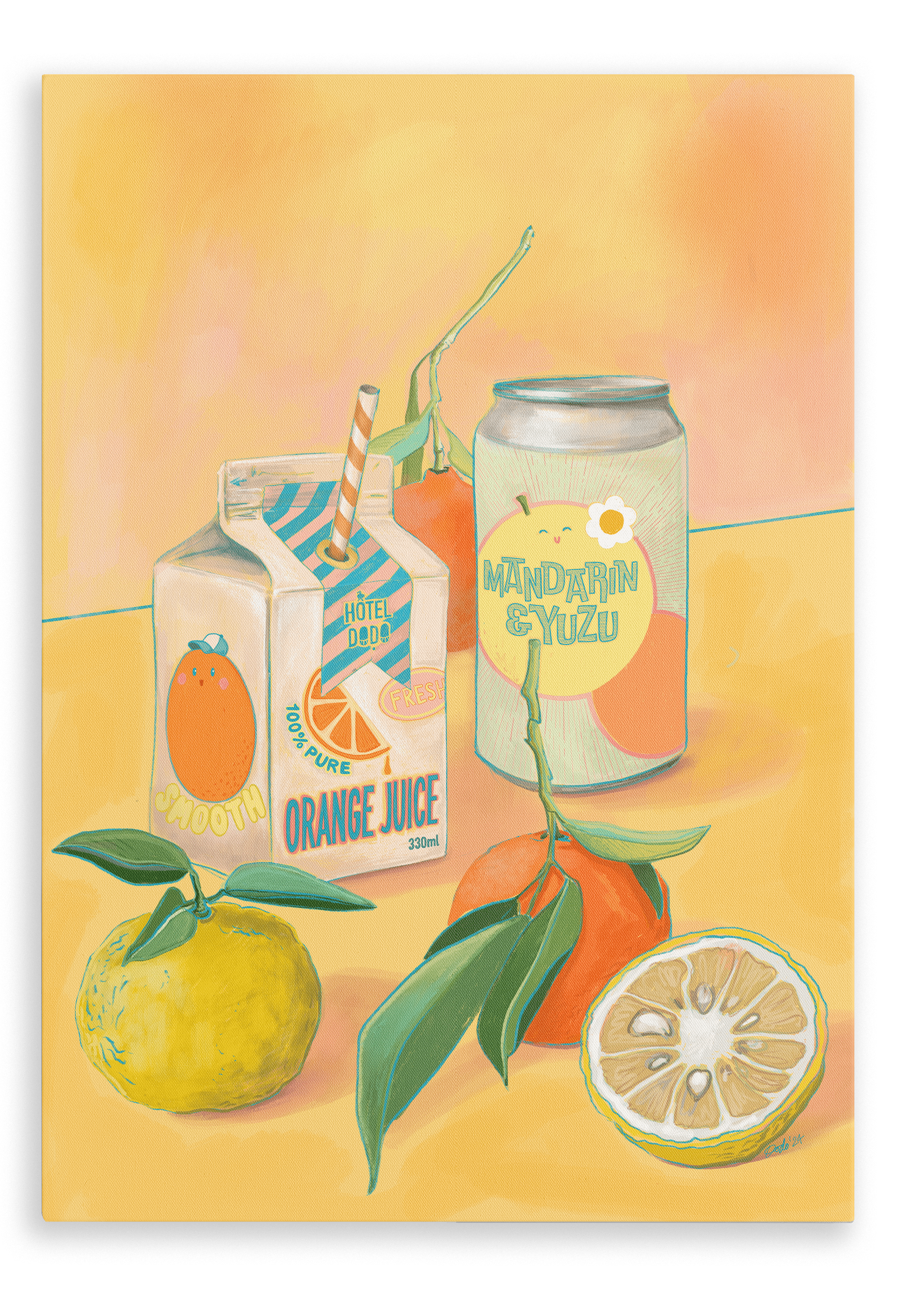 Hôtel Dodo Juicy Fruit Giclée Canvas Print Hôtel Dodo 28"x40"(70x100 cm) Canvas Print
