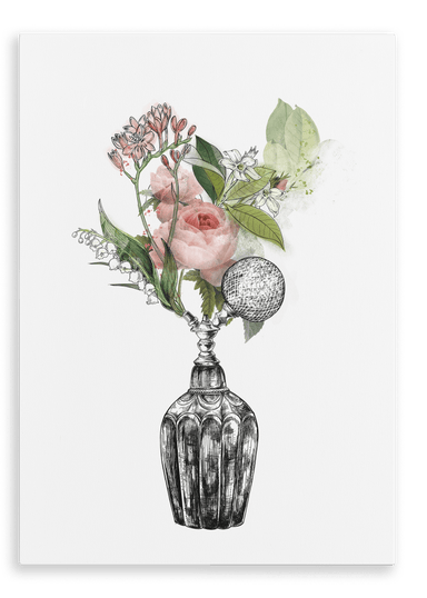 Florale Canvas Print Les Parfums 28"x40"(70x100 cm) Canvas Print