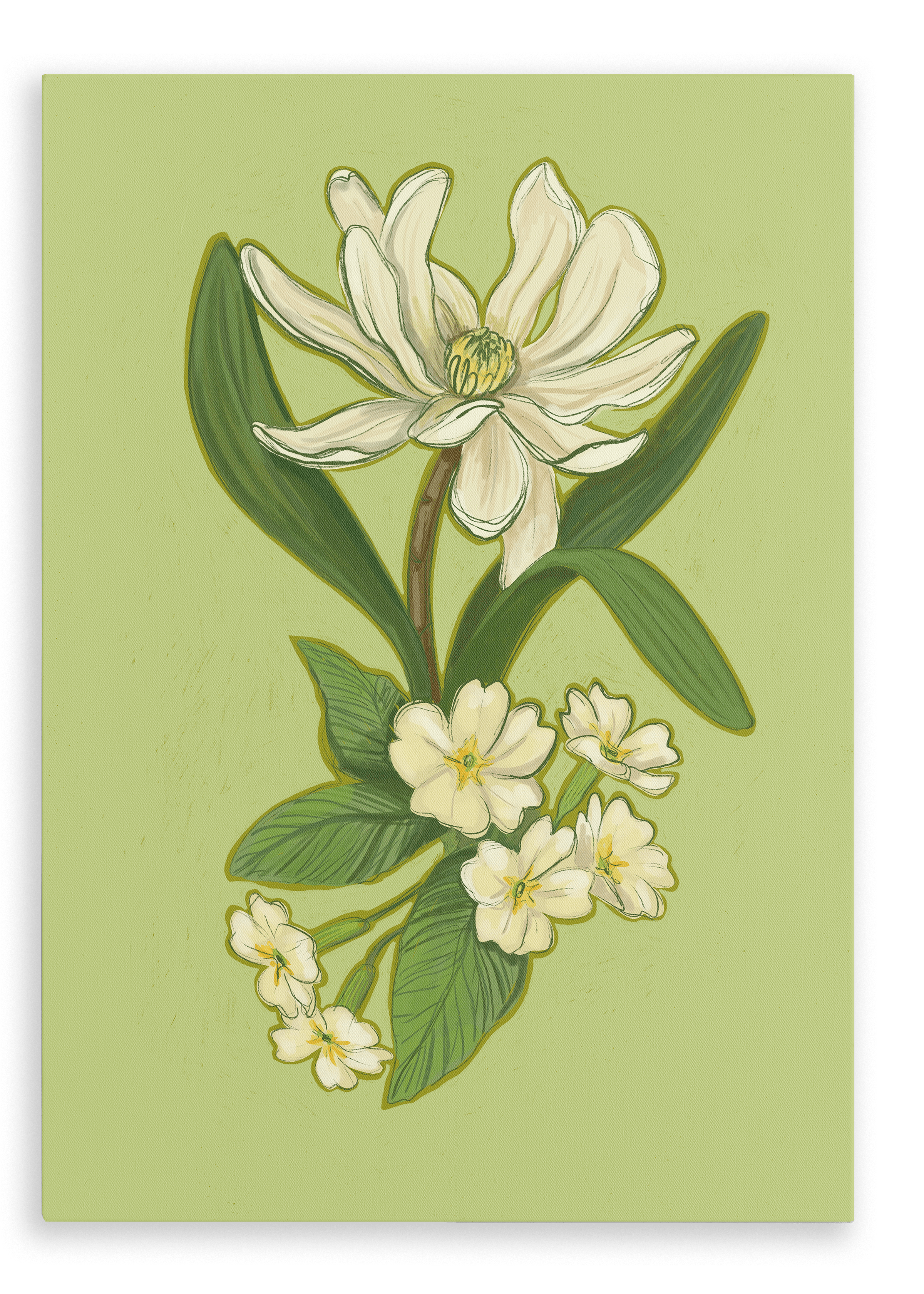 March Canvas Print Birthday Blooms 28"x40"(70x100 cm) Canvas Print