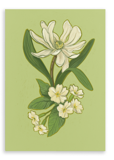 March Canvas Print Birthday Blooms 28"x40"(70x100 cm) Canvas Print