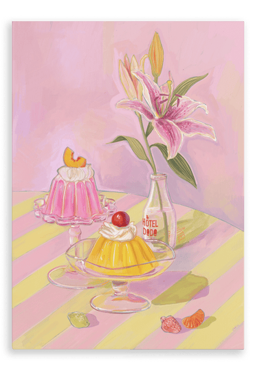 Jolly Jelly Folly Giclée Canvas Print Hôtel Dodo 28"x40"(70x100 cm) Canvas Print