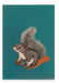Cyril Squirrel Giclée Canvas Print Creature Features 28"x40"(70x100 cm) Canvas Print