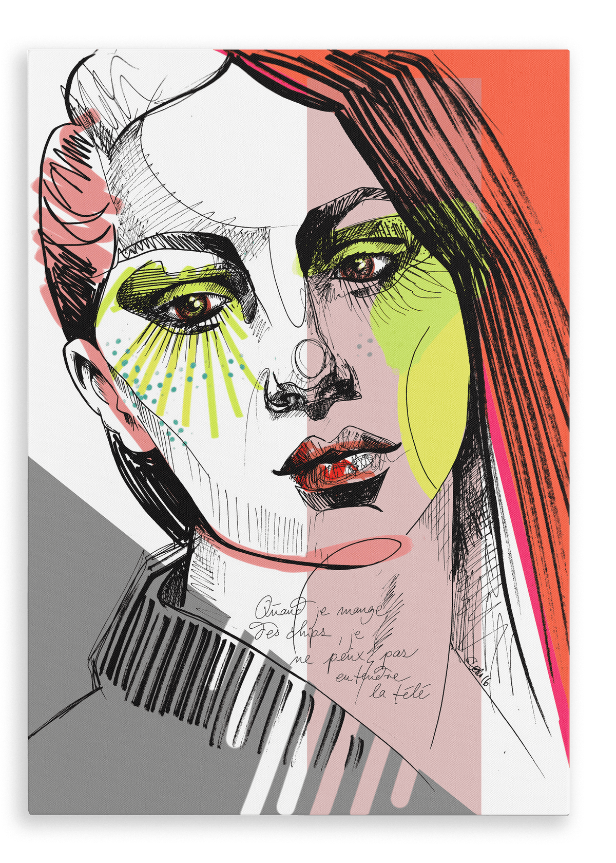 Crisps Canvas Print a la mode 28"x40"(70x100 cm) Canvas Print