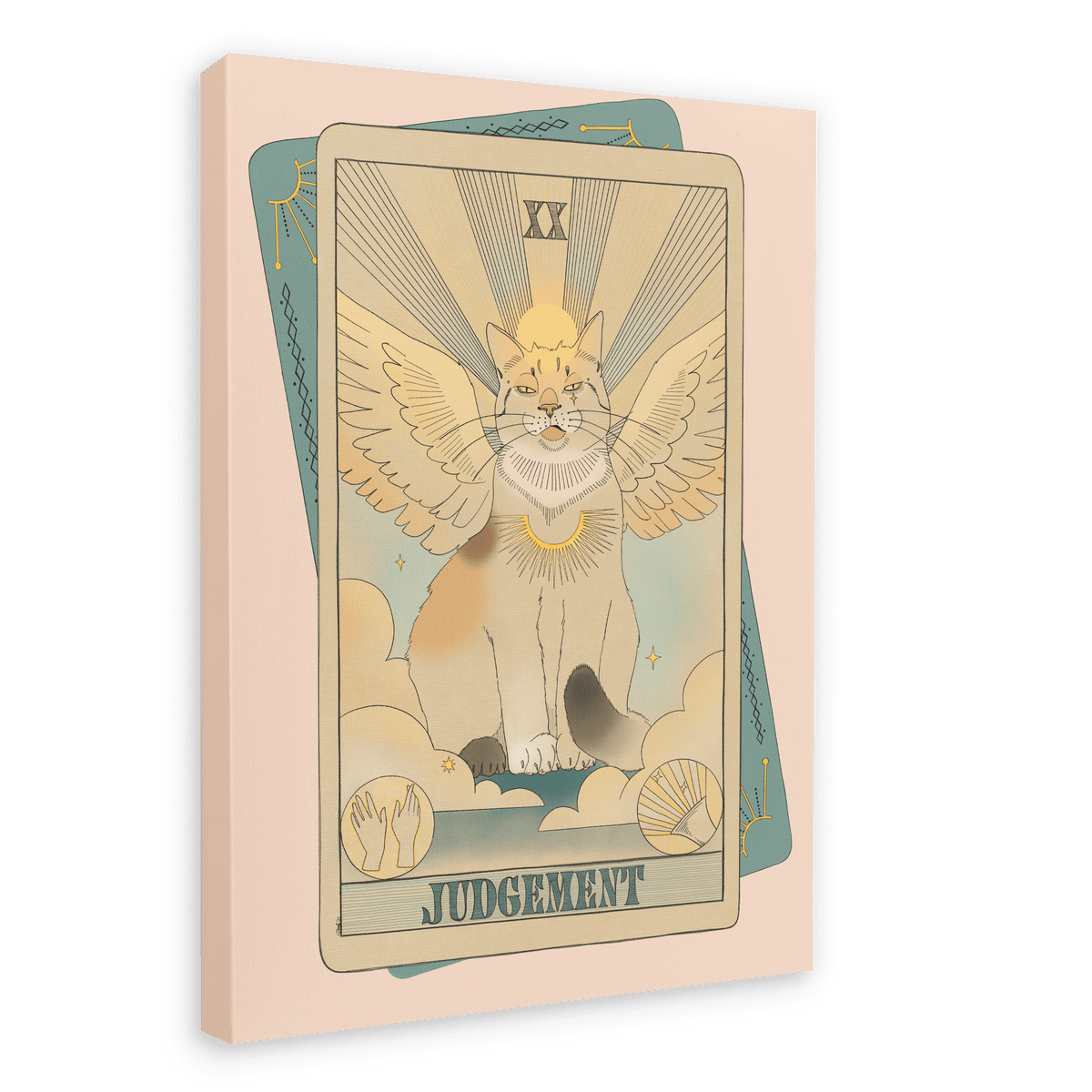 Judgement Canvas Print Tarot Cats 28"x40"(70x100 cm) Canvas Print