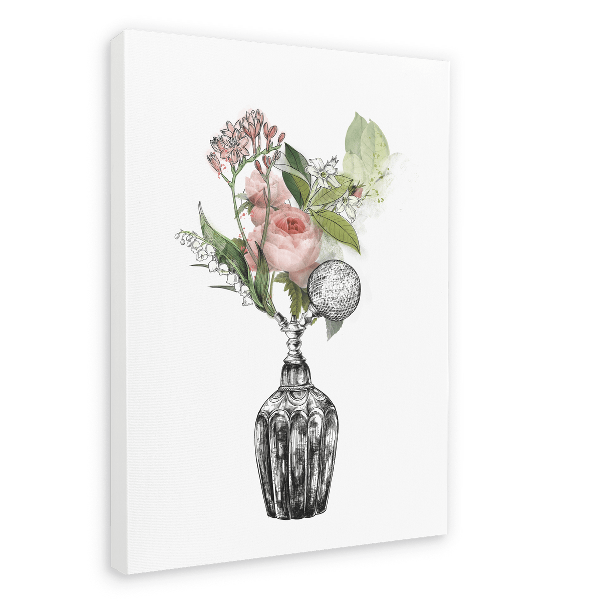 Florale Canvas Print Les Parfums 28"x40"(70x100 cm) Canvas Print
