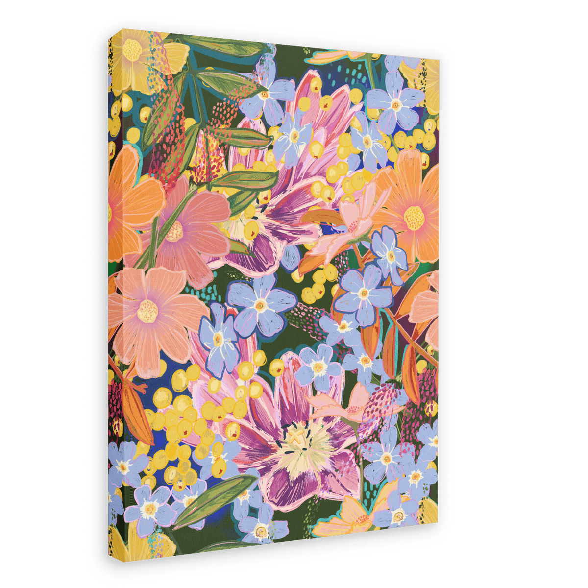 Chromatose Botanica - Boom Boom Bloom Giclée Canvas Print Chromatose 28"x40"(70x100 cm) Canvas Print
