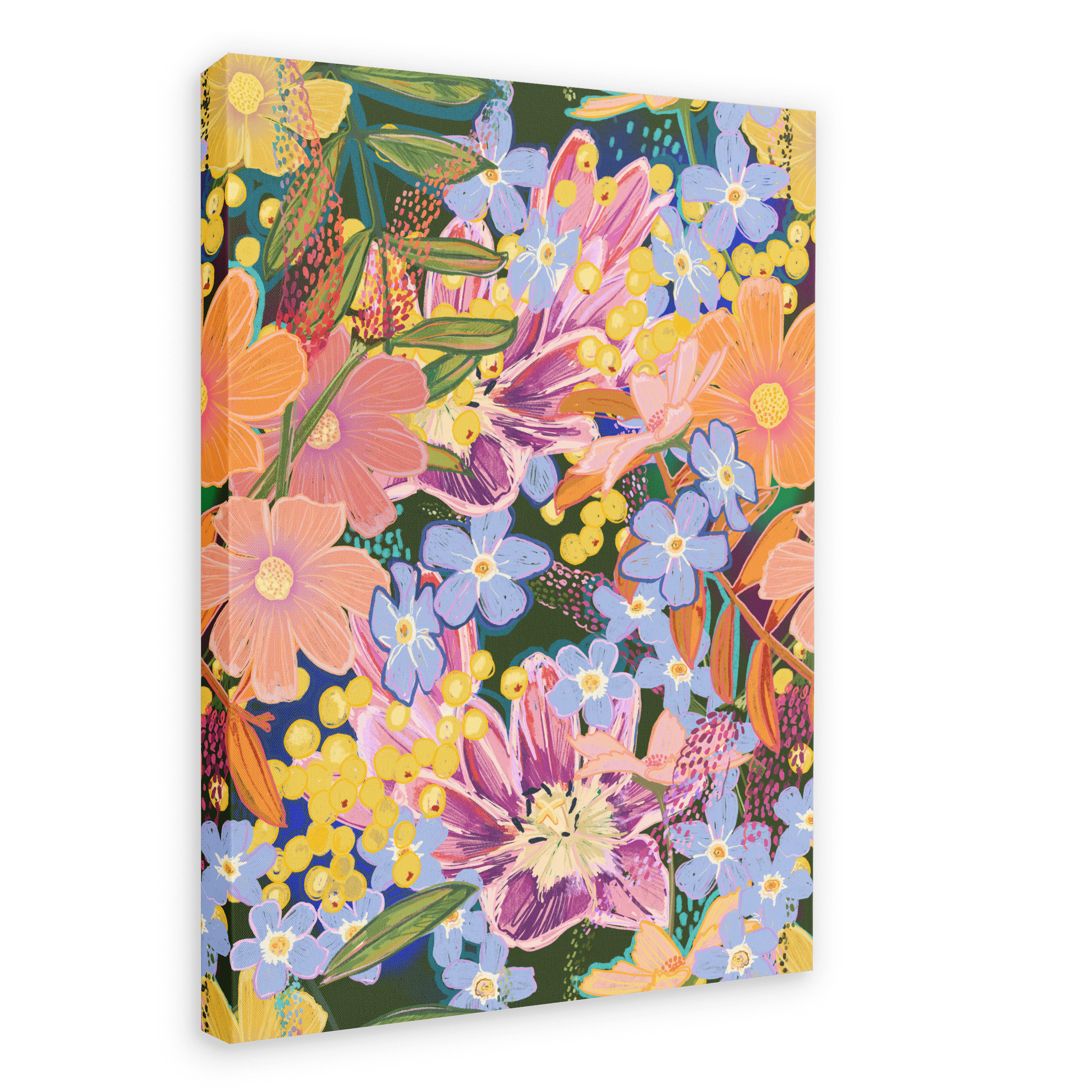Chromatose Botanica - Boom Boom Bloom Giclée Canvas Print Chromatose 28"x40"(70x100 cm) Canvas Print