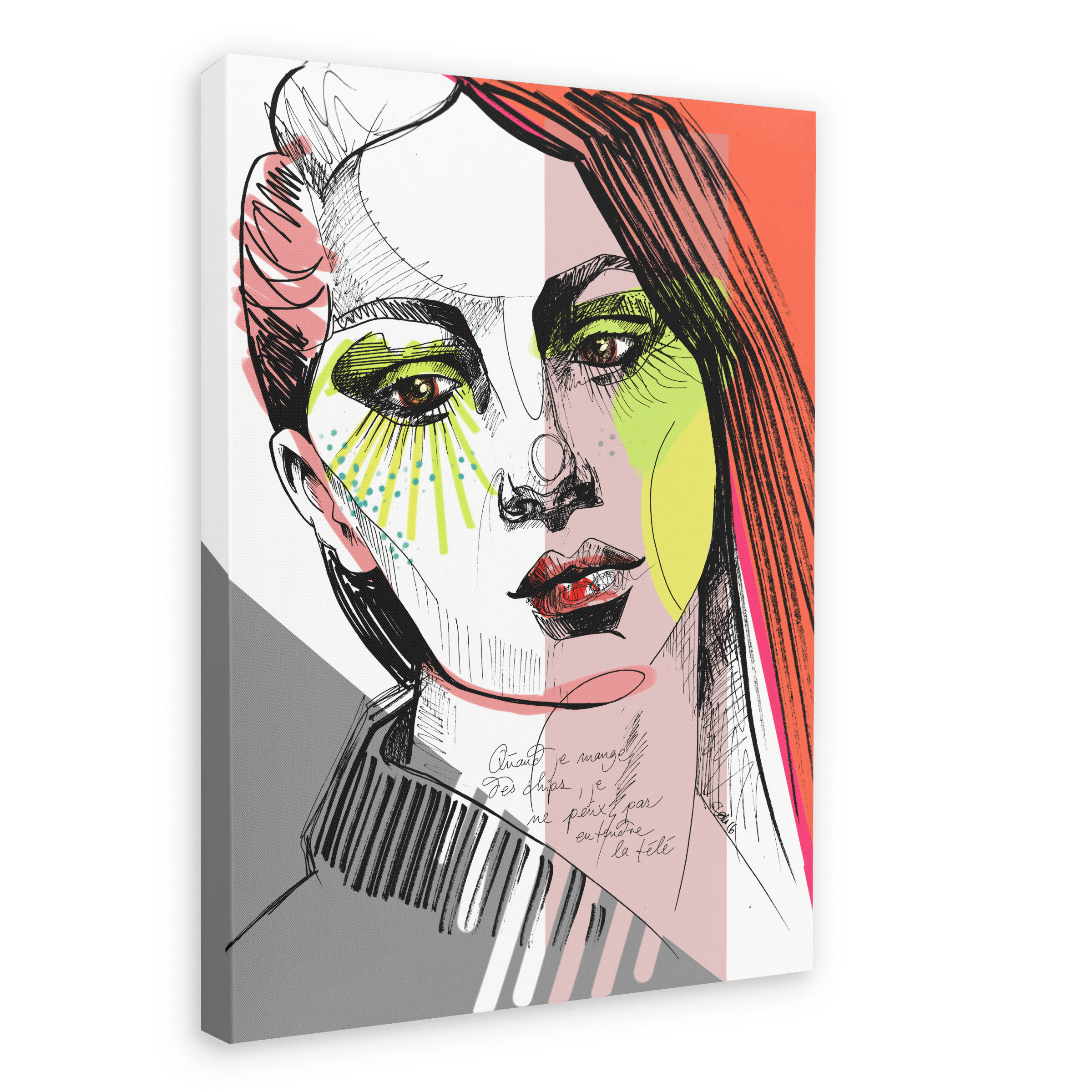 Crisps Canvas Print a la mode 28"x40"(70x100 cm) Canvas Print