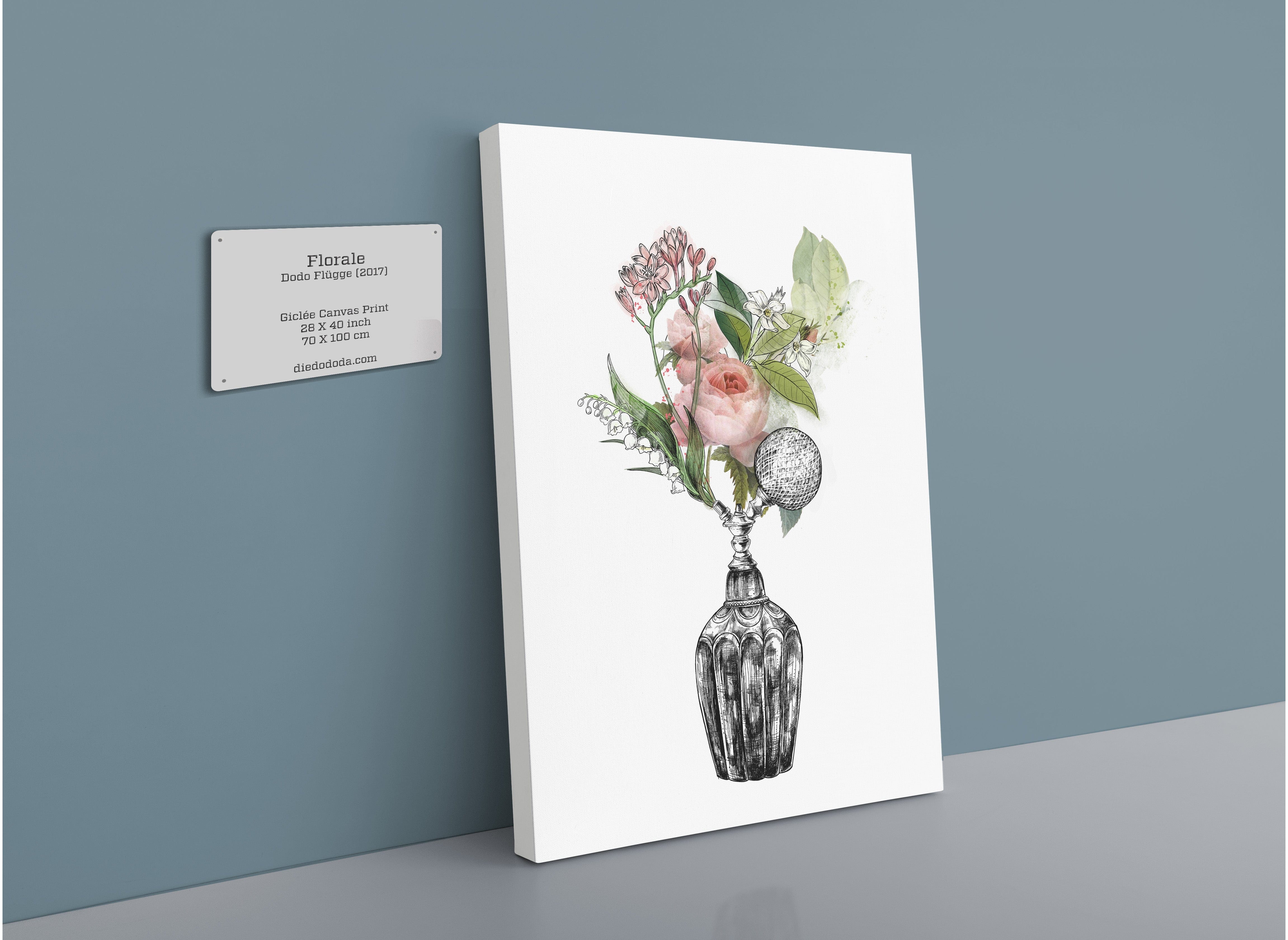 Florale Canvas Print Les Parfums 28"x40"(70x100 cm) Canvas Print