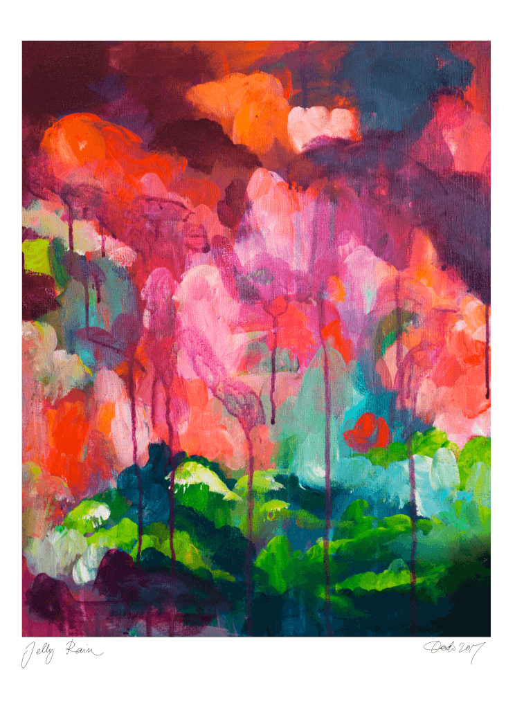 Jelly Rain Giclée Art Print Fine Art Art Print