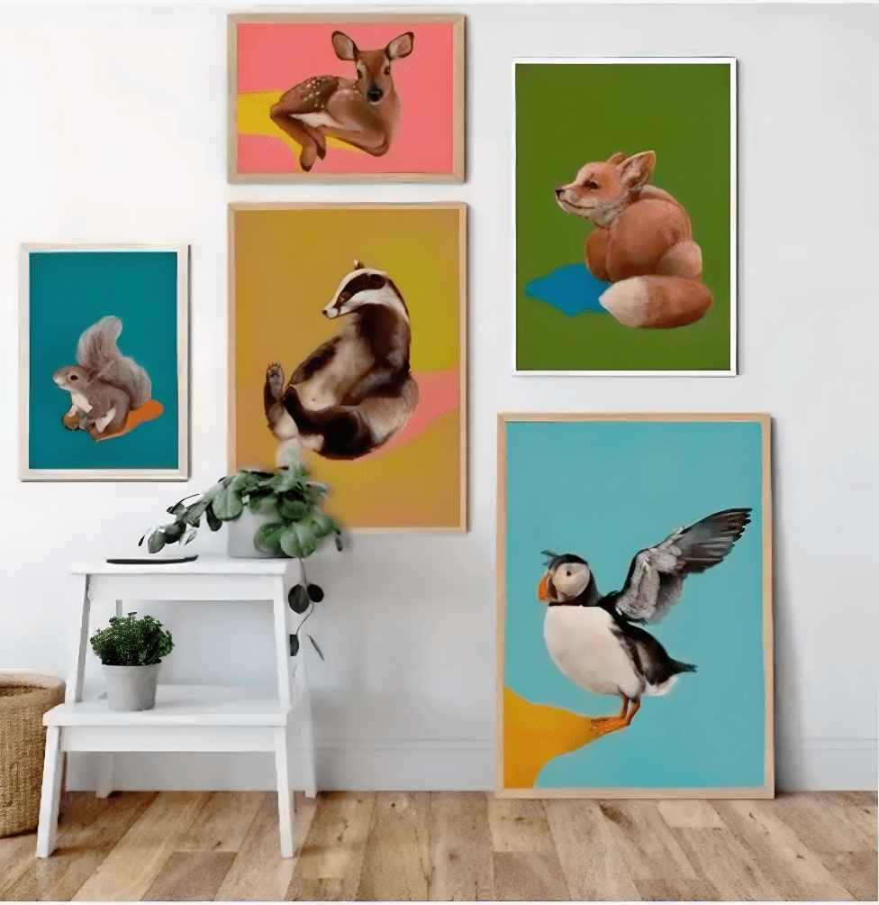 Bonnie Badger Giclée Art Print Creature Features Art Print