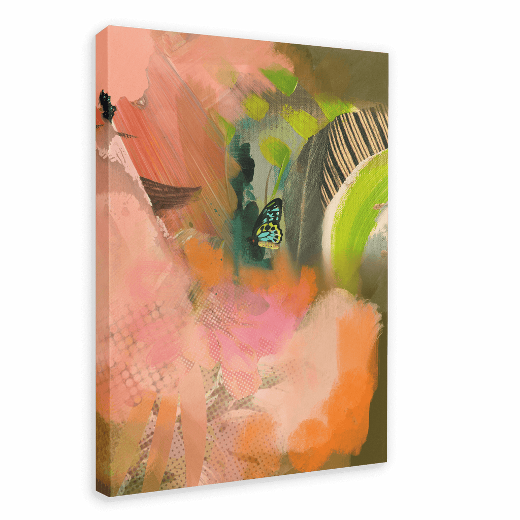 Butterfly Monsoon Canvas Print The Flutterby Effect 28"x40"(70x100 cm) Canvas Print