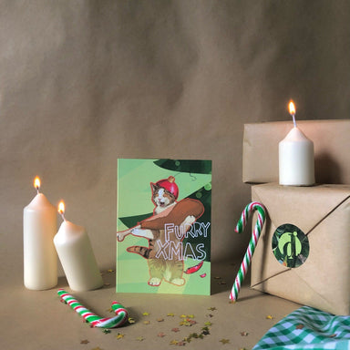 Dig In Christmas Greeting Card Forest Fam Card