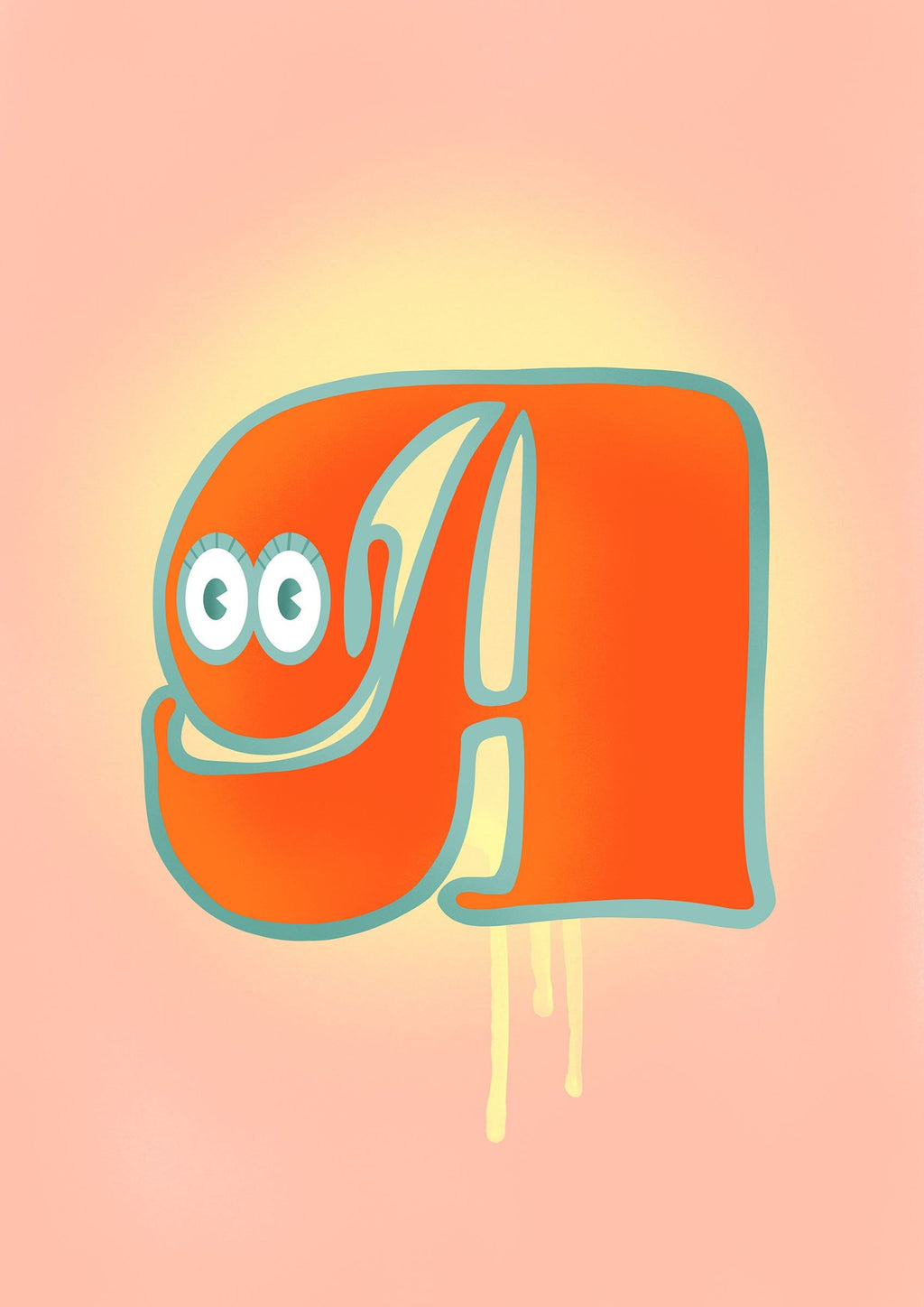 The Jolly Type A Greeting Card The Jolly Type Greeting Cards Greeting Card