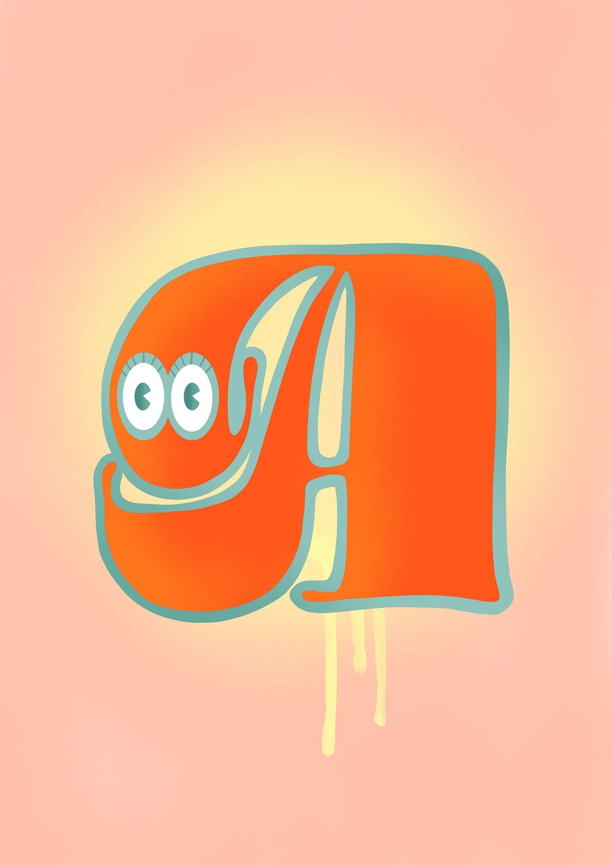 The Jolly Type A Greeting Card The Jolly Type Greeting Cards Greeting Card