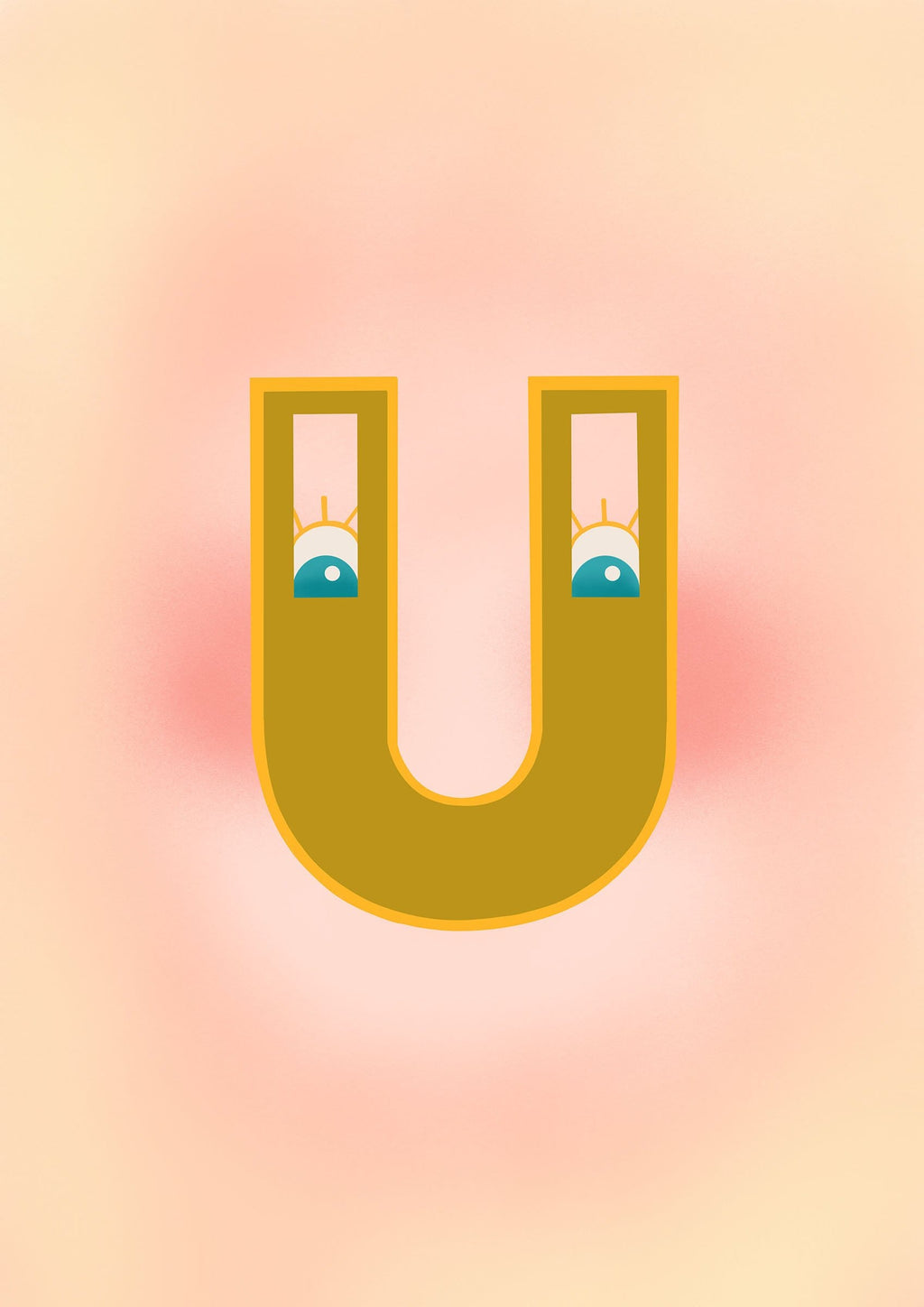 The Jolly Type U Greeting Card The Jolly Type Greeting Cards Greeting Card