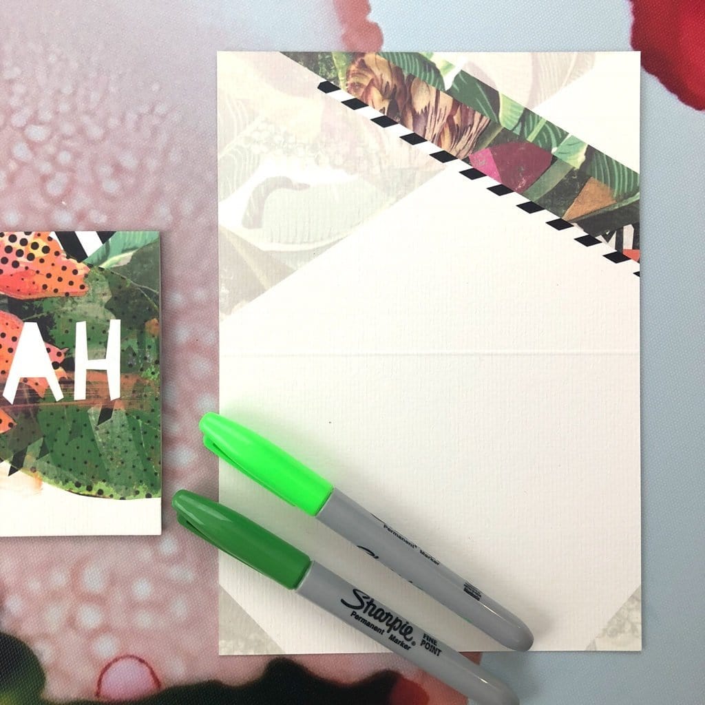Motley Blooms - Hurrah Greeting Card Motley Blooms Greeting Cards Card