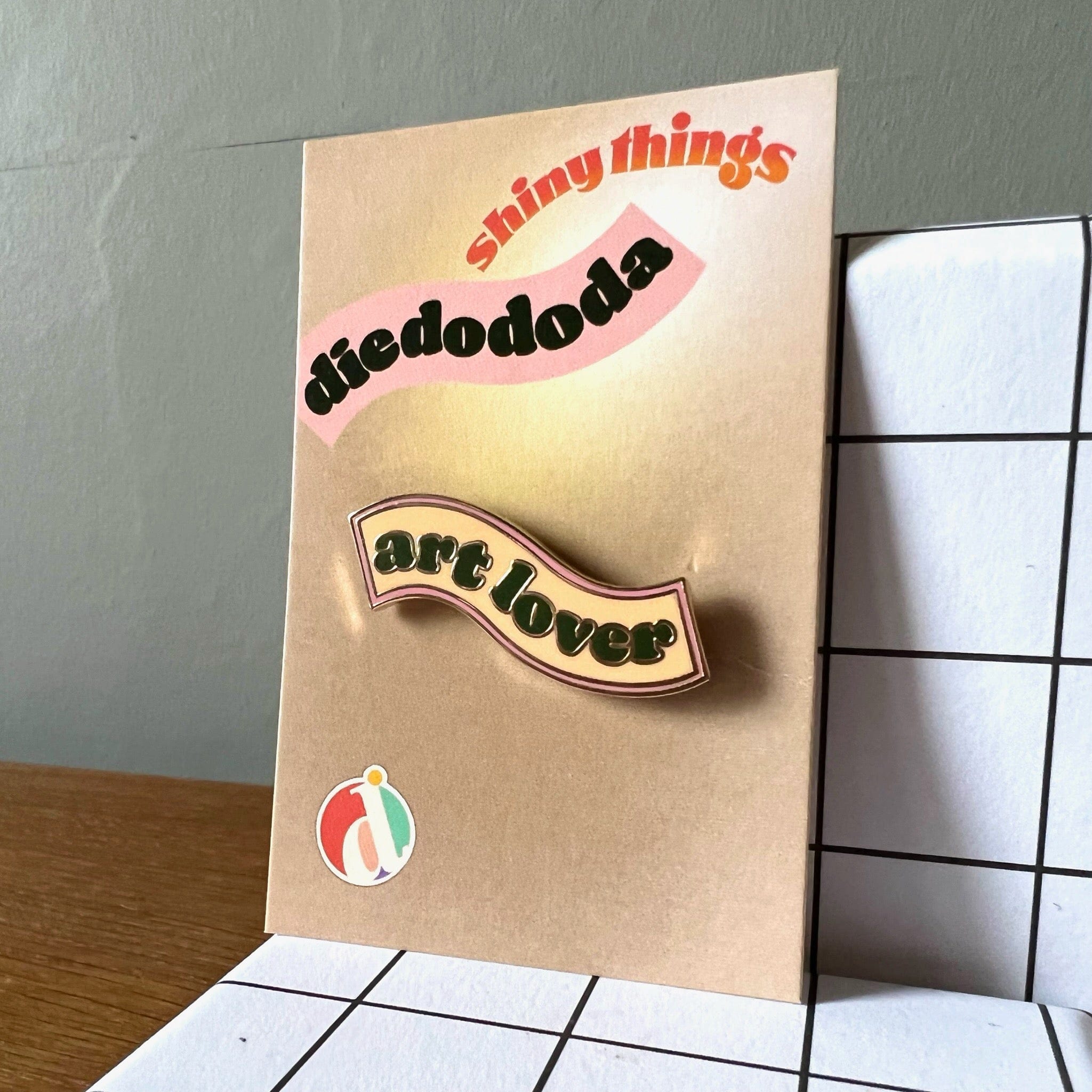 Art Lover Pin Pins by diedododa Pin