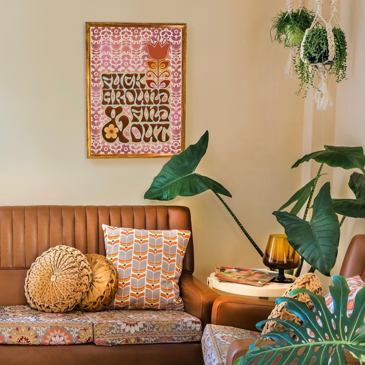 Fuck Around & Find Out Matte Art Print Sweary Psalms Art Print