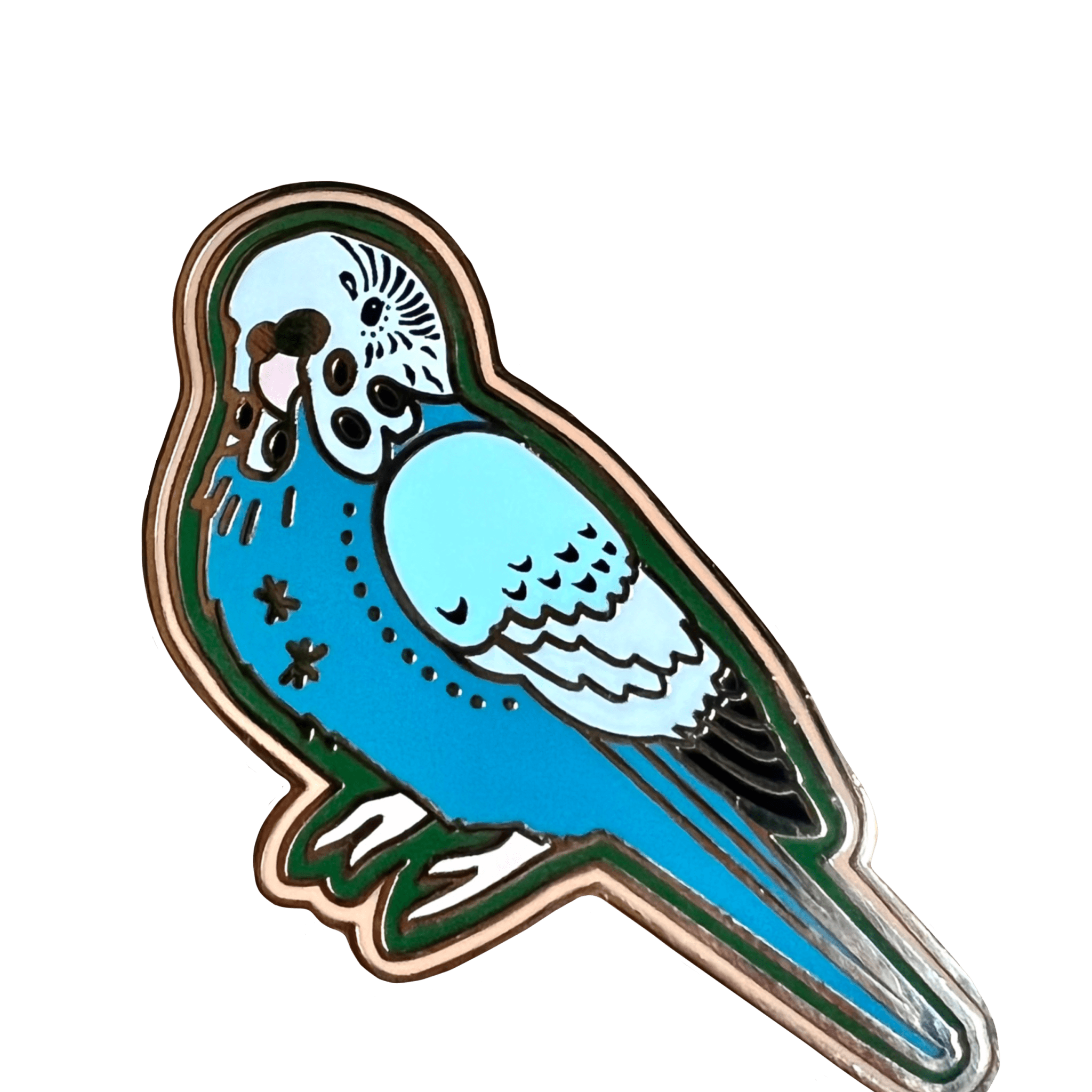 Blue Budgie Pin Pins by diedododa Pin