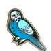 Blue Budgie Pin Pins by diedododa Pin