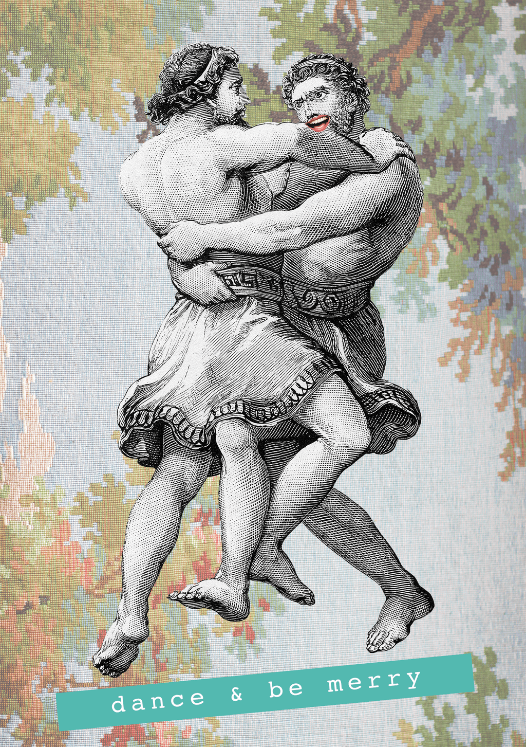 Dance & Be Merry Greeting Card Victoriana Greeting Cards Card