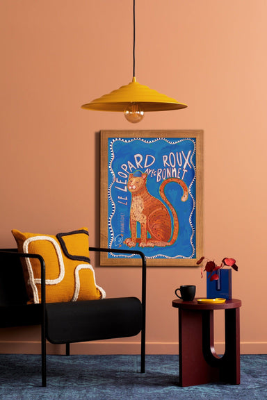 Léopard Roux Matte Art Print Aventures Des Créatures Art Print