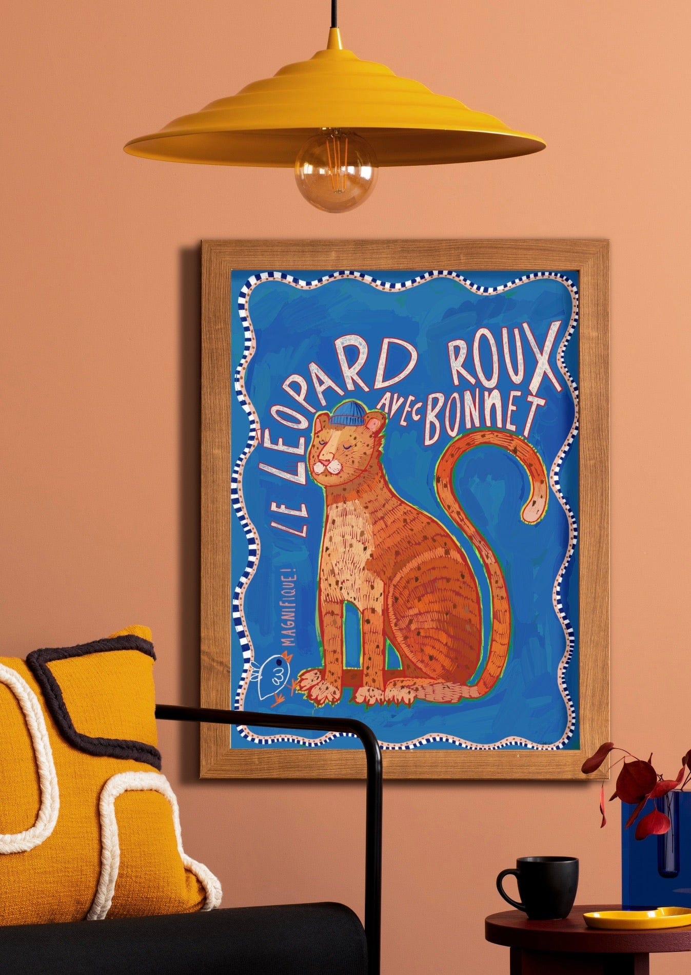 Léopard Roux Matte Art Print Aventures Des Créatures Art Print