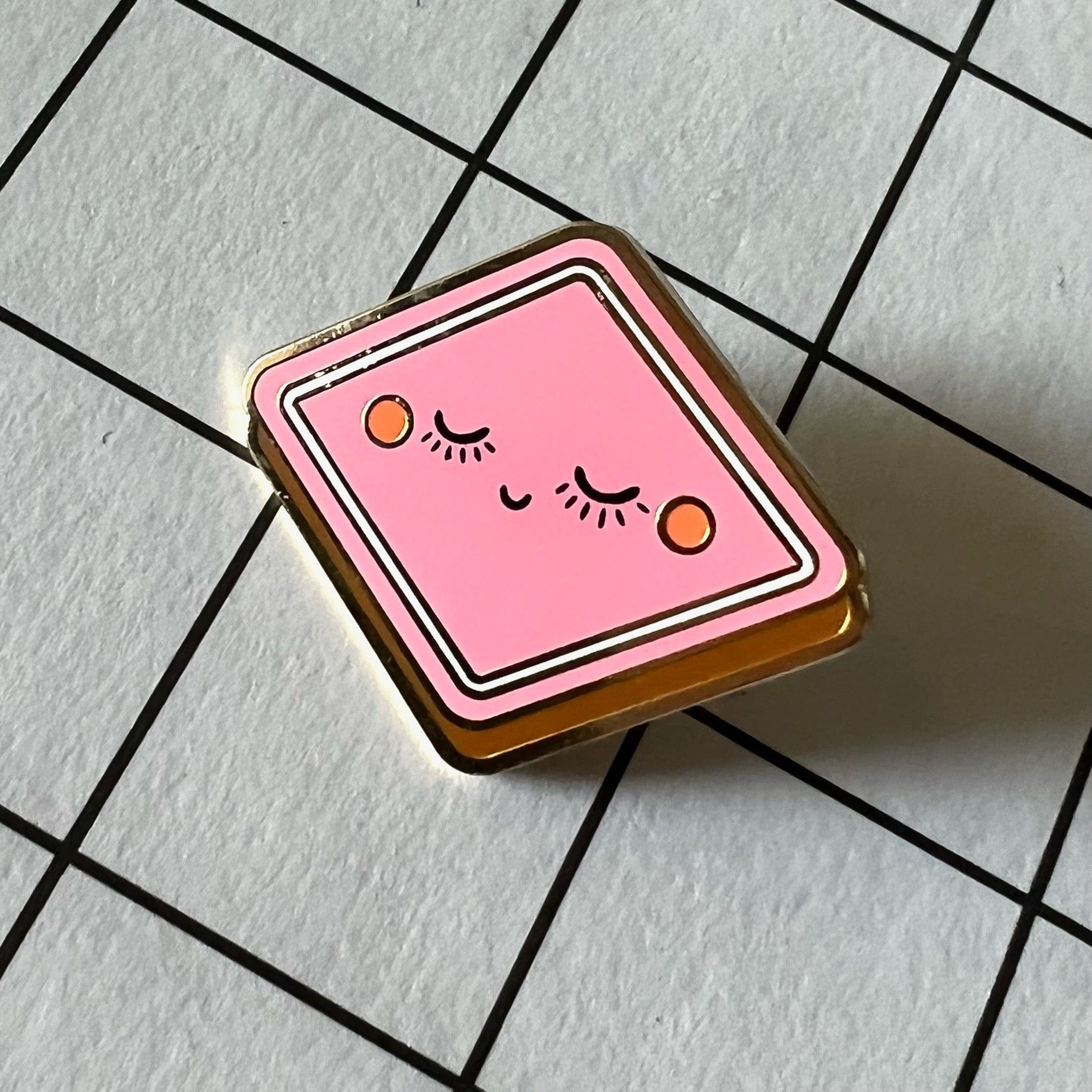 Happy Lozenge Pin Pins by diedododa Pin