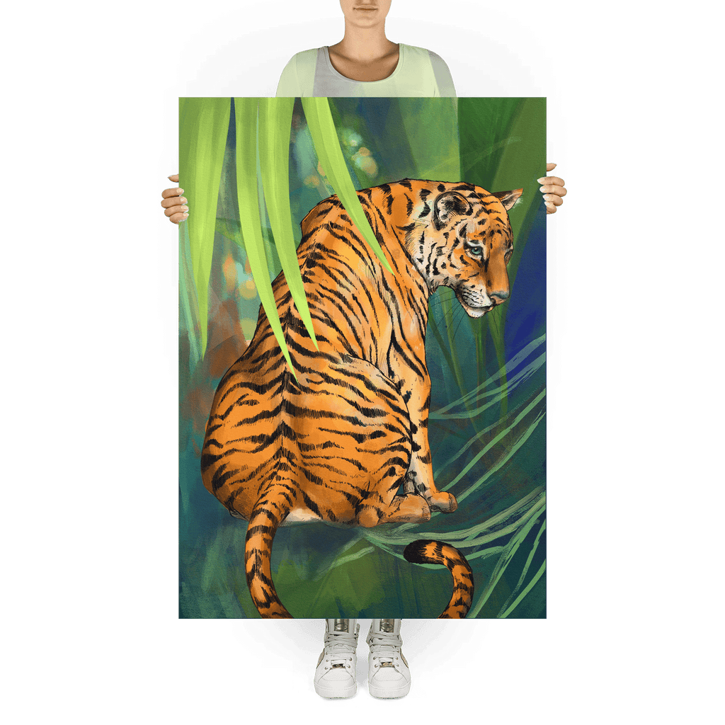 Jungle Stripes Giclée Art Print Pawky Paws A0 (84.1 X 118.9 cm) Art Print