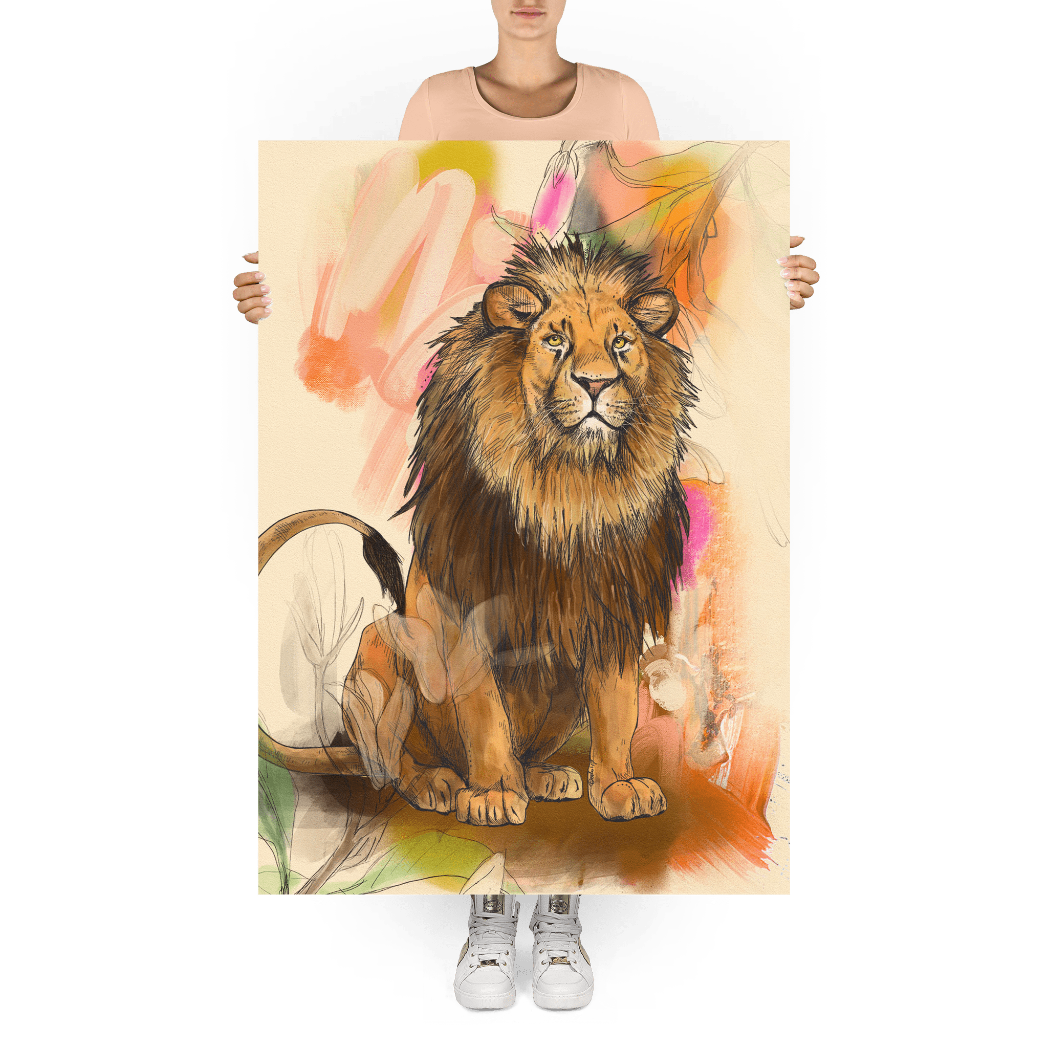 Savannah Suave Giclée Art Print Pawky Paws A0 (84.1 X 118.9 cm) Art Print