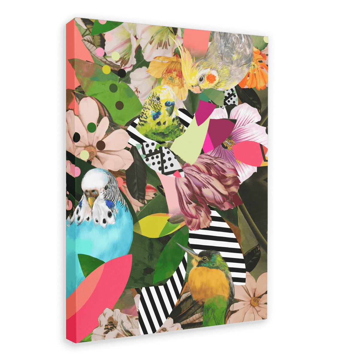 Beaky Botanicals Canvas Print The Gathering 28"x40"(70x100 cm) Canvas Print