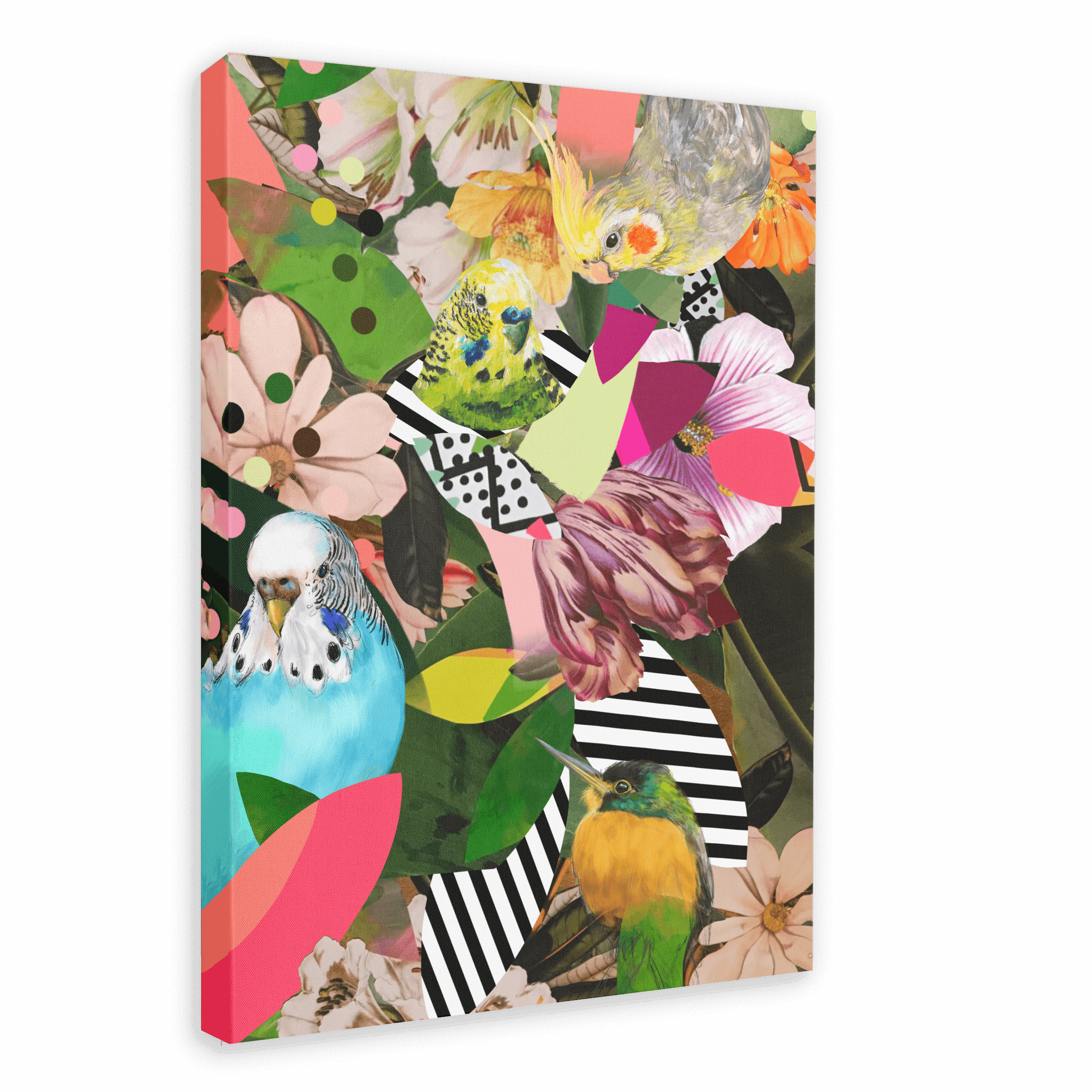 Beaky Botanicals Canvas Print The Gathering 28"x40"(70x100 cm) Canvas Print