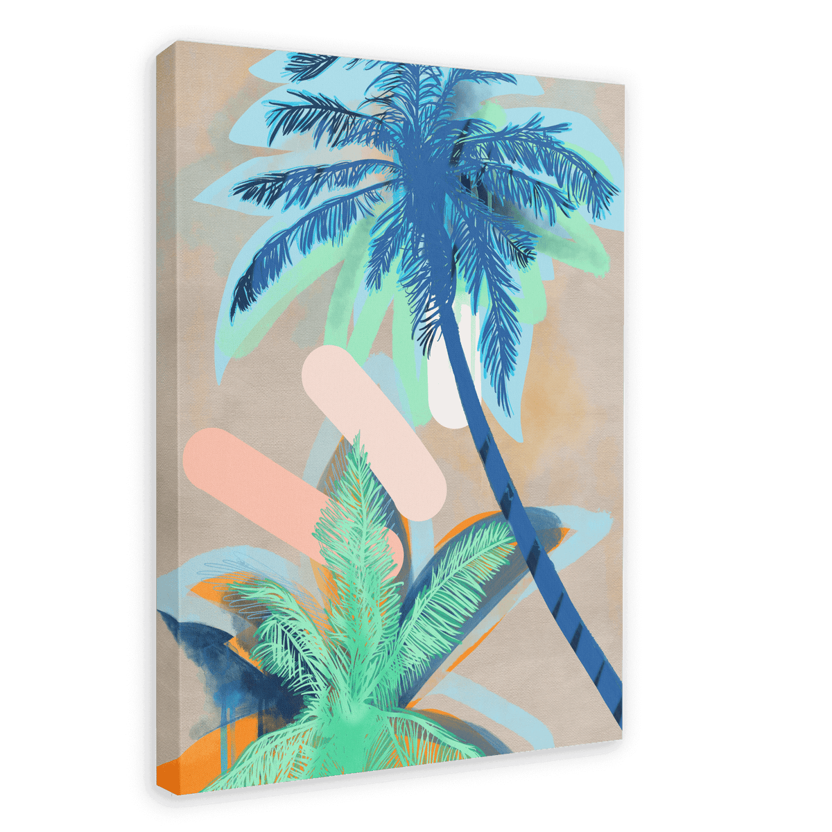 Palm Beach Canvas Print Heat Flares 28"x40"(70x100 cm) Canvas Print
