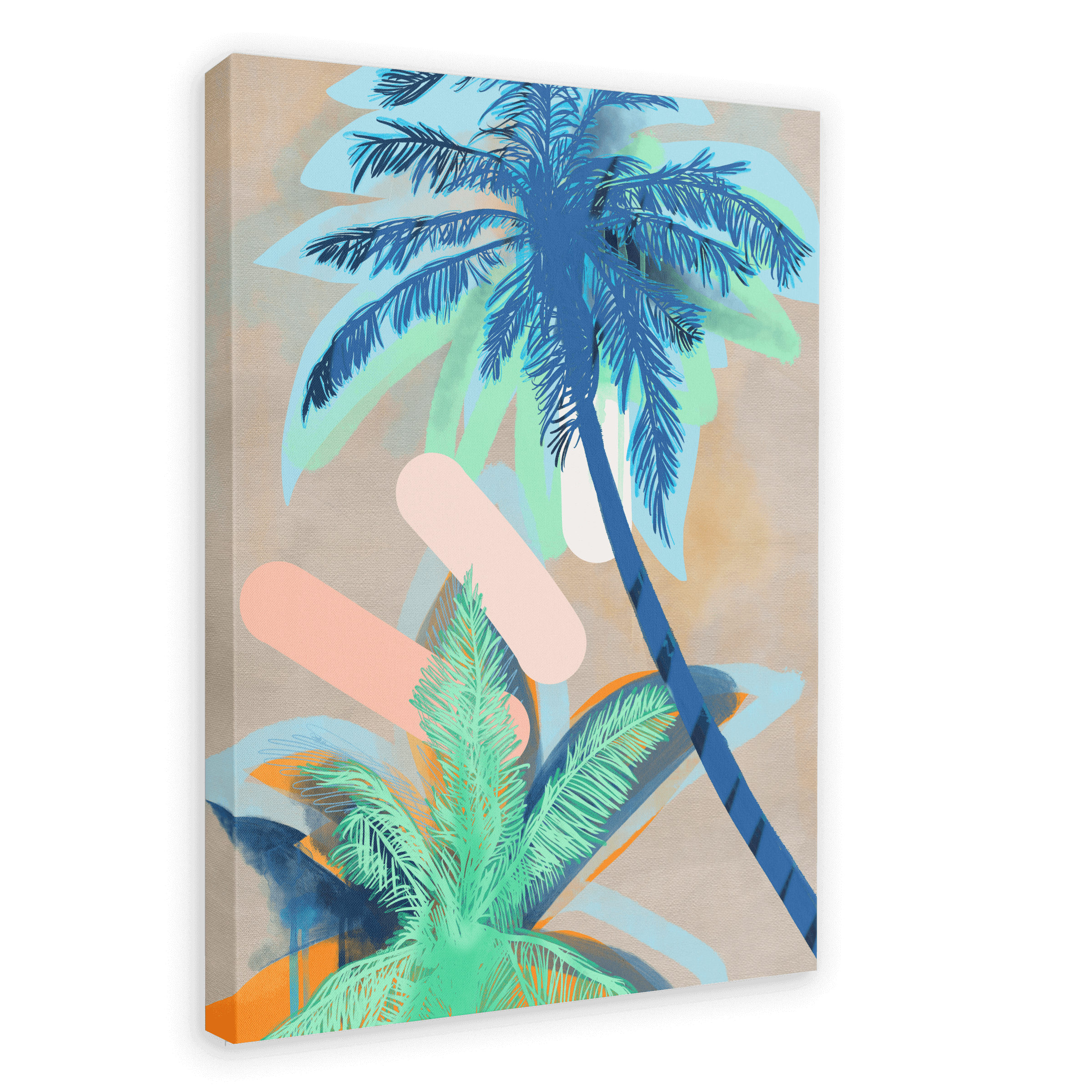 Palm Beach Canvas Print Heat Flares 28"x40"(70x100 cm) Canvas Print