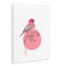 Rose Finch Canvas Print Drippy Birds 28"x40"(70x100 cm) Canvas Print