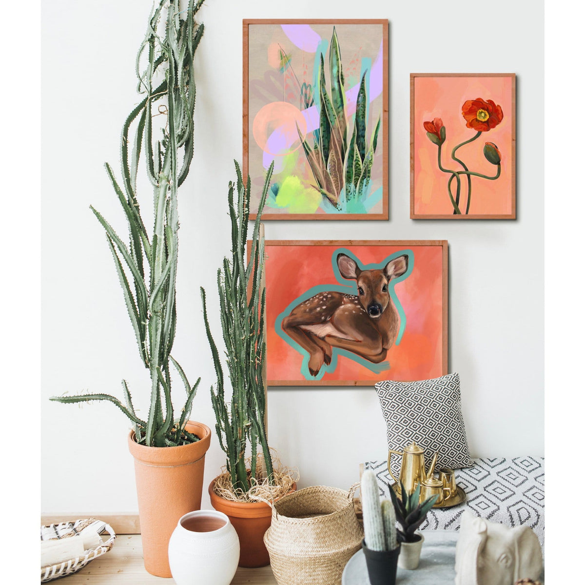 Fawn's Rest Giclèe Art Print Food Fur & Feathers Art Print