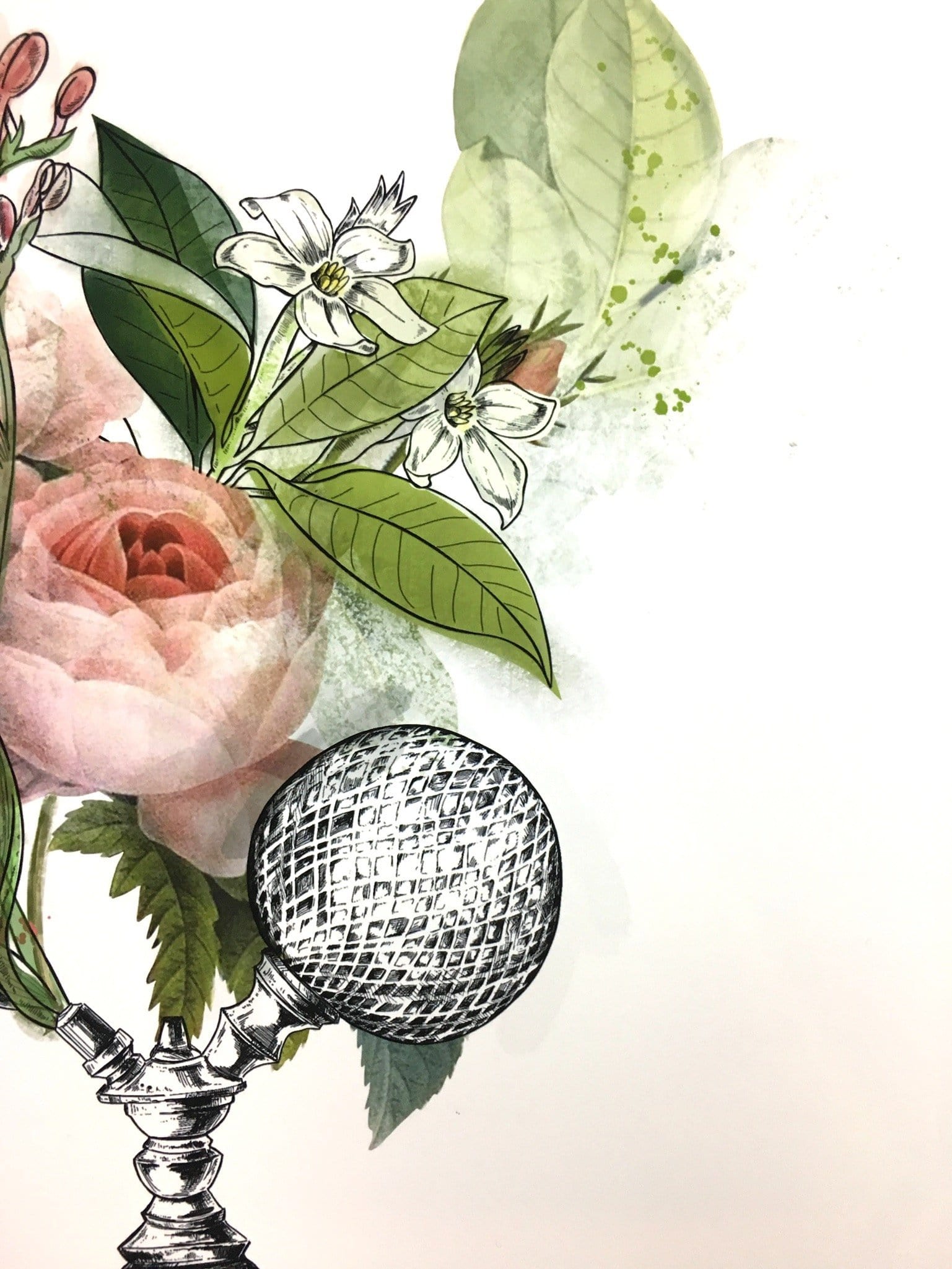 Florale Matte Art Print Les Parfums Art Print