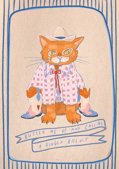 Ginger Biscuits Matte Art Print Sketchy Strays Art Print