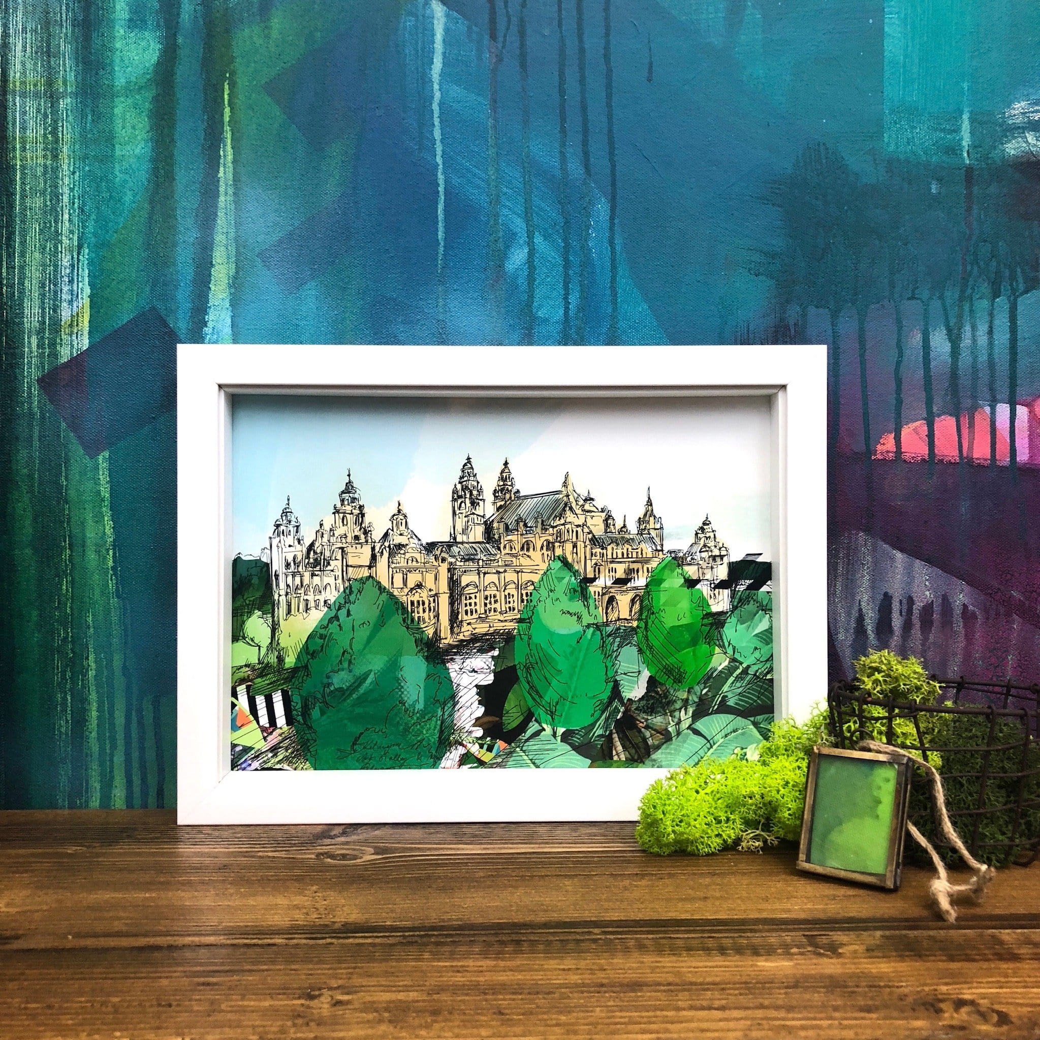 Kelvingrove Art Gallery & Museum Matte Art Print Glasgow Kisses Art Print