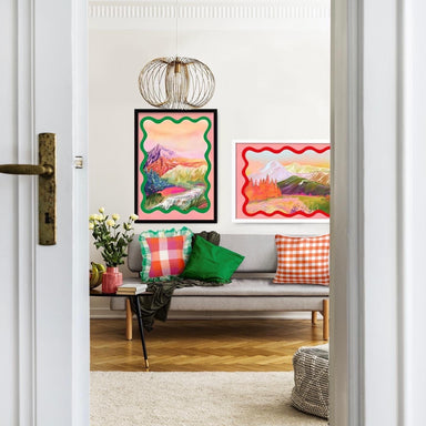 Pastel Peaks Giclée Art Print Kitsch Kanaveral Art Print