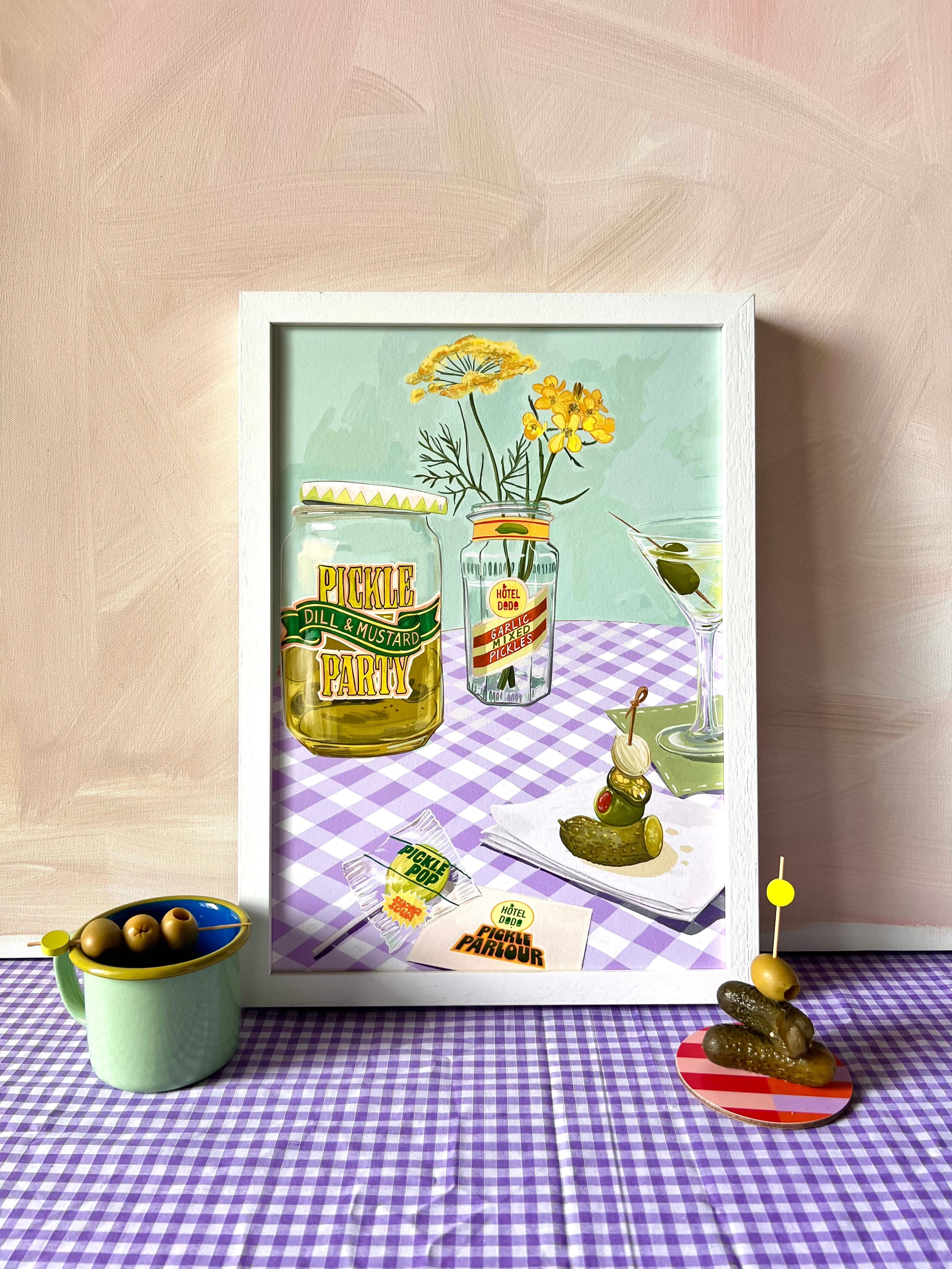 Pickle Party Giclée Art Print Hôtel Dodo Art Print