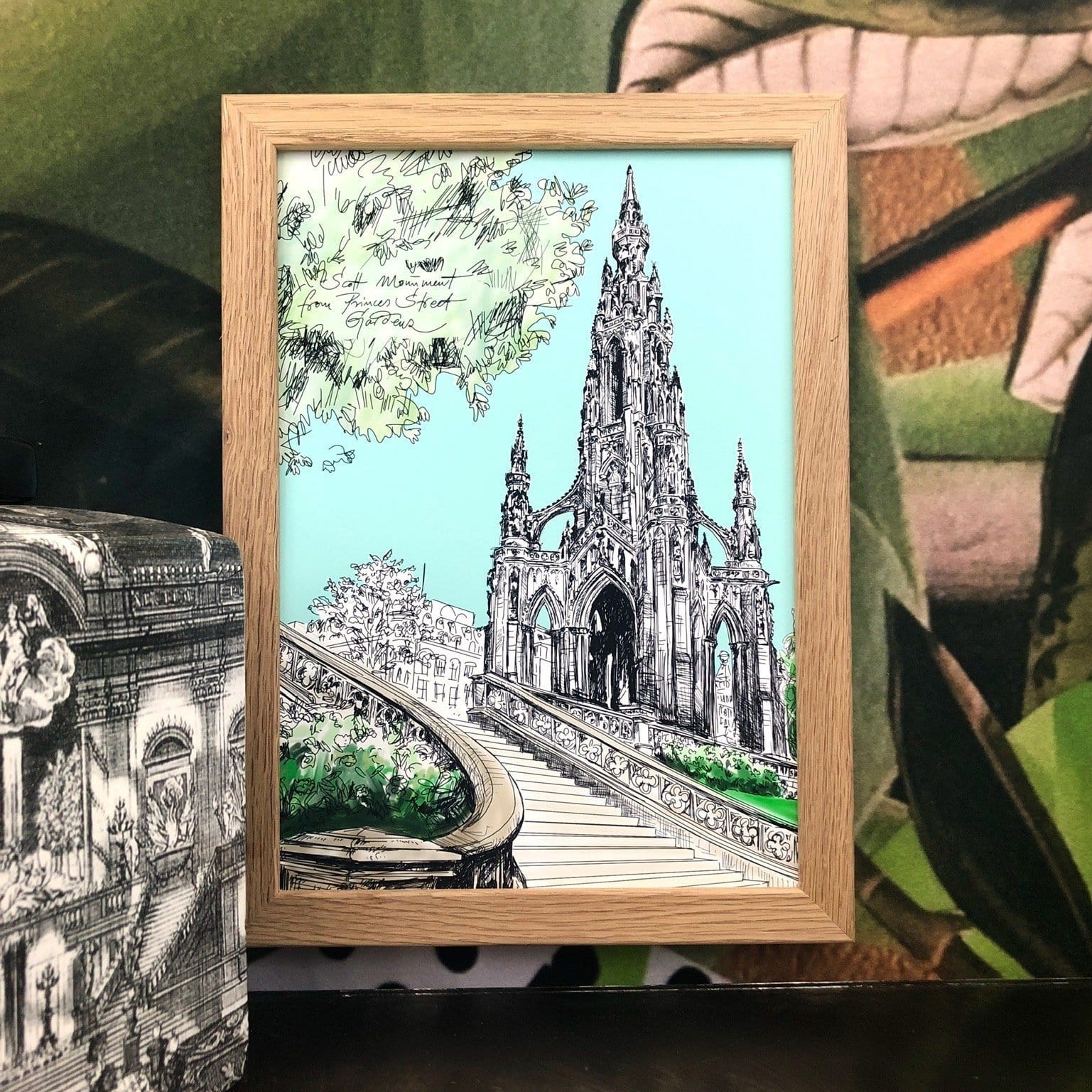 Scott Monument Edinburgh Matte Art Print Essential Edinburgh Art Print