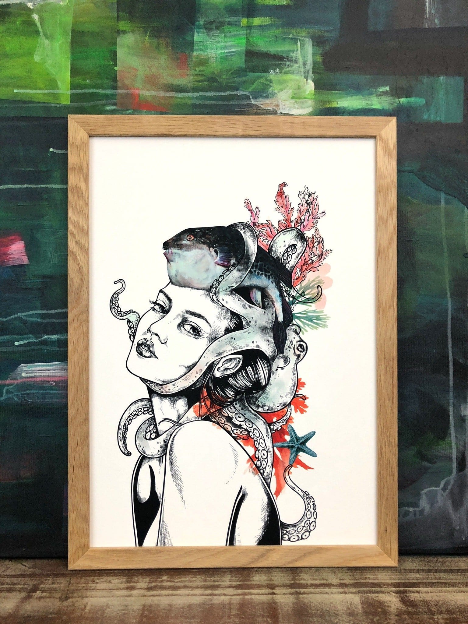 Sea Matte Art Print Habitats Art Print