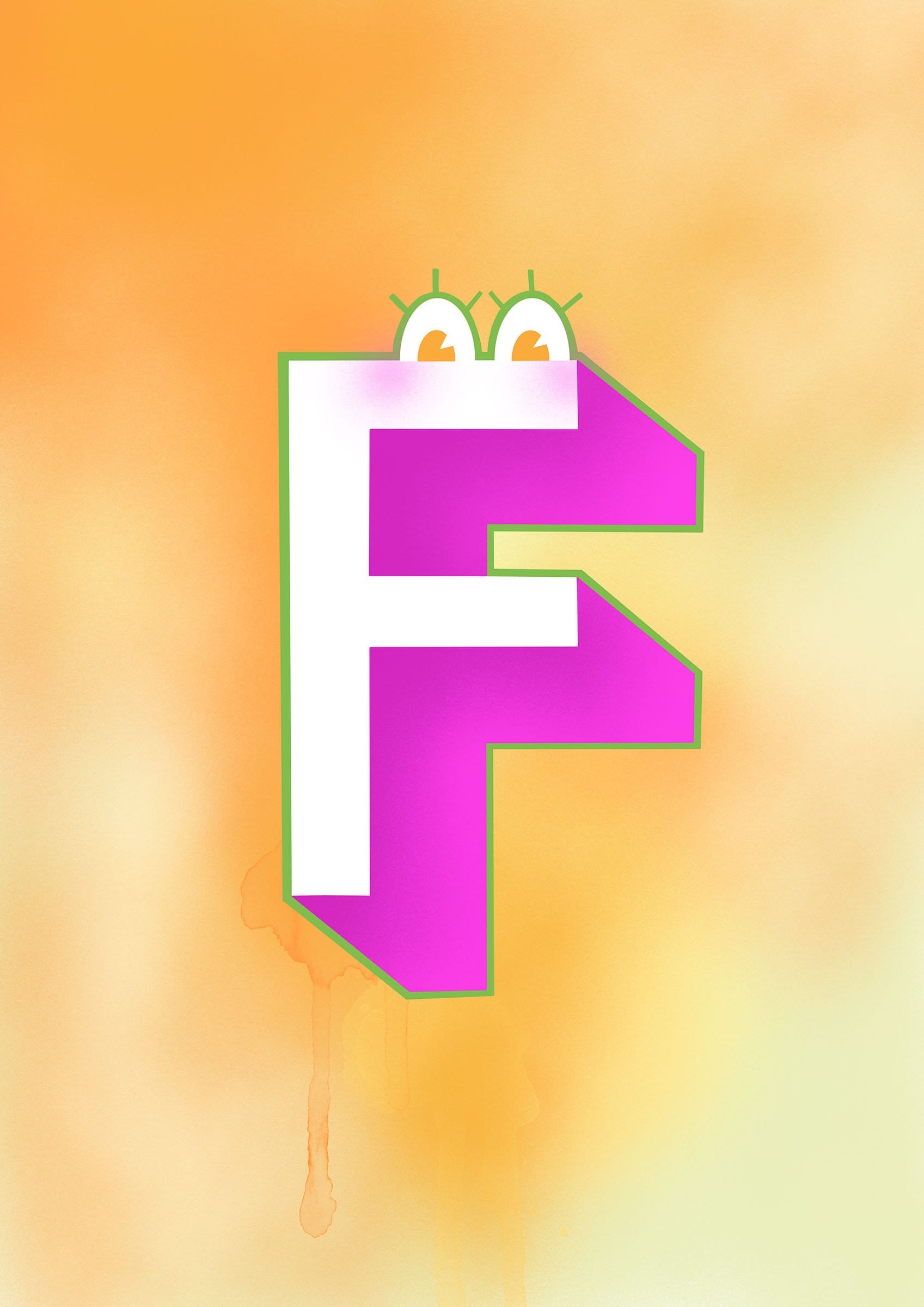 The Jolly Type F Matte Art Print The Jolly Type Art Print